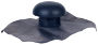 Chapeau ventilation à collerette d'étanchéité 45x33 mm incorporée gris ardoise CD11 Nicoll - Ø 110 mm